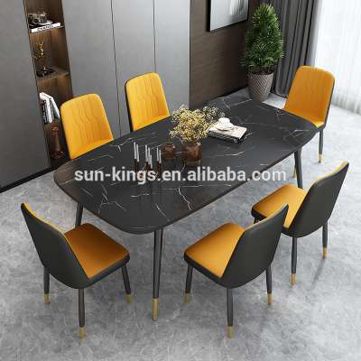 Dining table with marble top Modern Dining table Marble furniture table