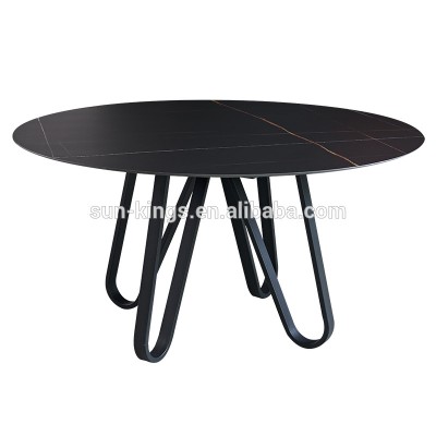 Marble dining table Round table  Modern Design Cheap Dining Table